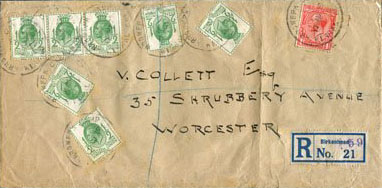 1929 Registered Cover