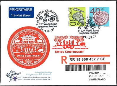 Swiss Reg Cover