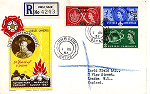 Qatar Registered Cover