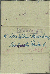 Warsaw Sewer Mail address side